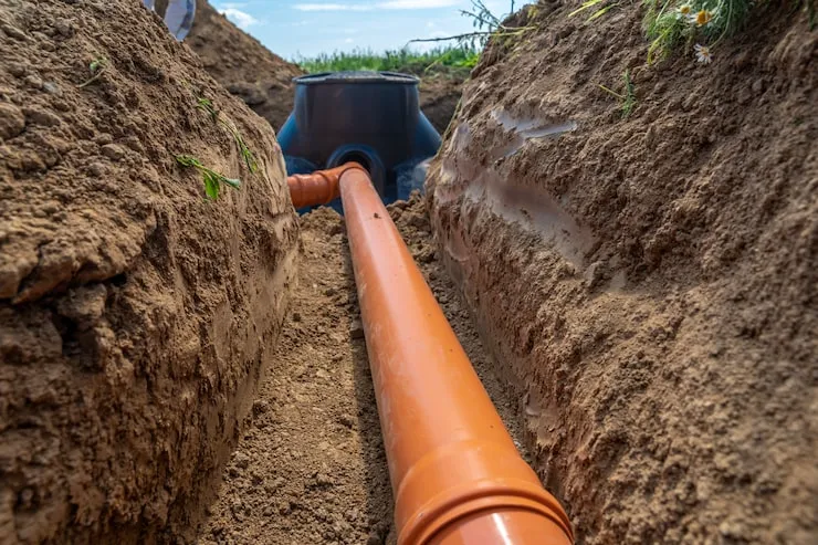 building-rainwater-drainage-collection-container-with-help-plastic-pipe
